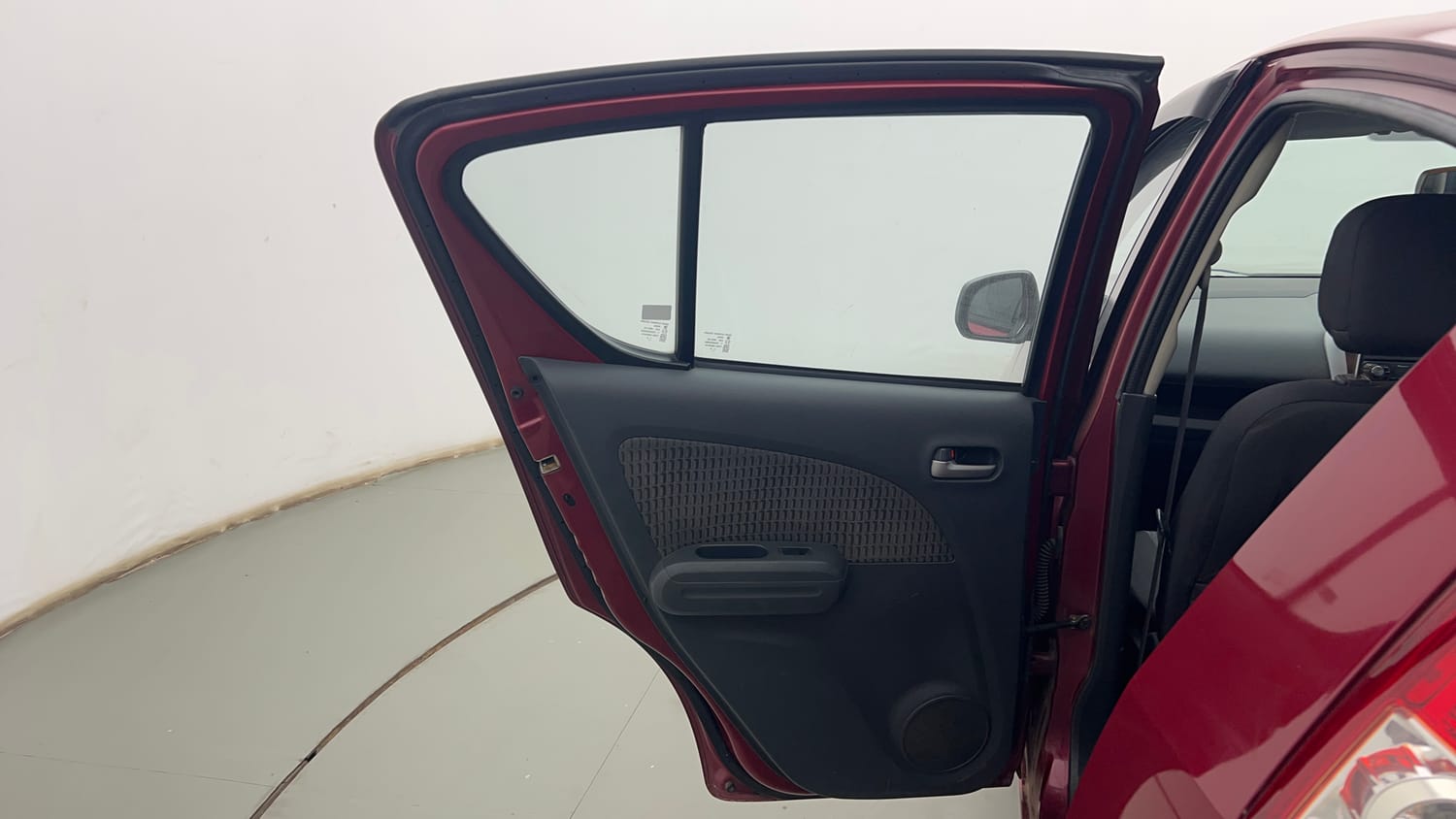 Used 2013 Maruti Suzuki Ritz Vdi BS-IV Diesel Manual interior LEFT REAR DOOR OPEN VIEW