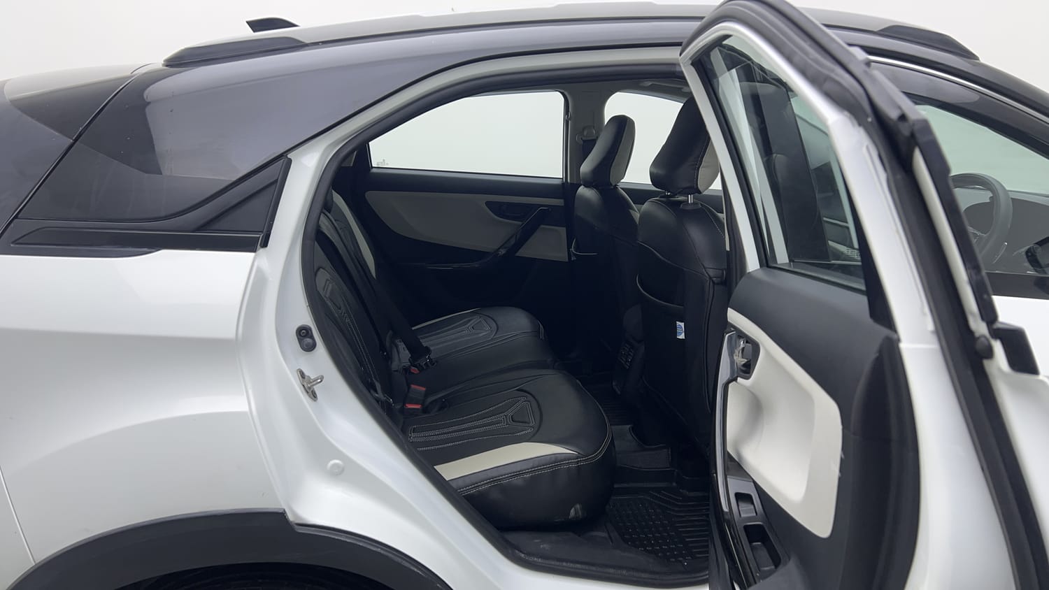 Used 2025 Tata Nexon Creative Plus (PS) 1.2 Petrol DCA Dual Tone Petrol Automatic interior RIGHT SIDE REAR DOOR CABIN VIEW