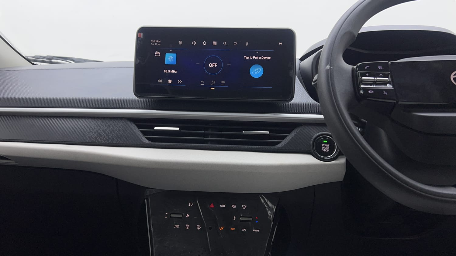 Used 2025 Tata Nexon Creative Plus (PS) 1.2 Petrol DCA Dual Tone Petrol Automatic interior MUSIC SYSTEM & AC CONTROL VIEW