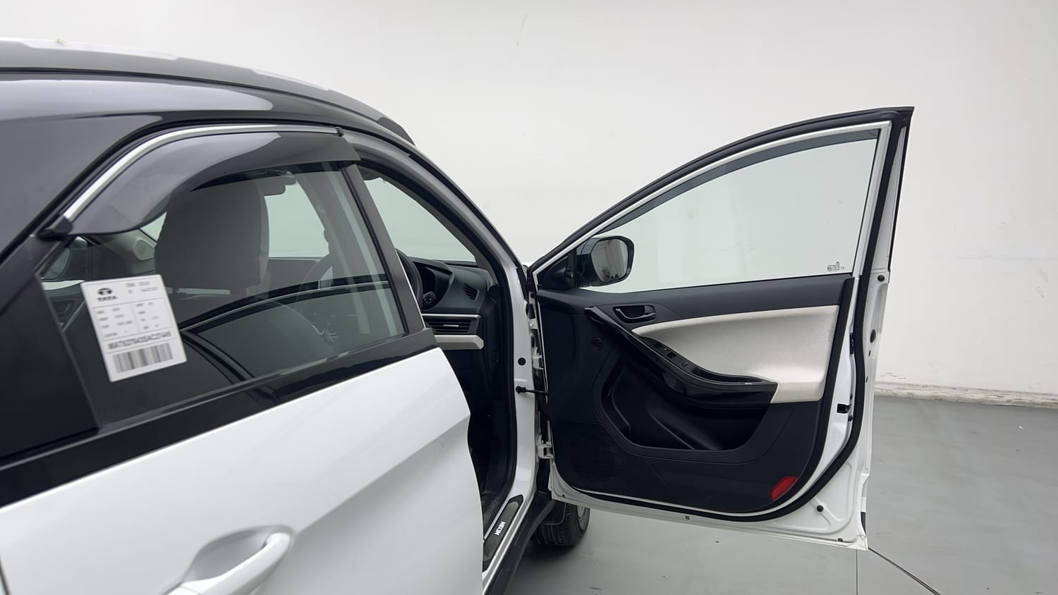 Used 2025 Tata Nexon Creative Plus (PS) 1.2 Petrol DCA Dual Tone Petrol Automatic interior RIGHT FRONT DOOR OPEN VIEW