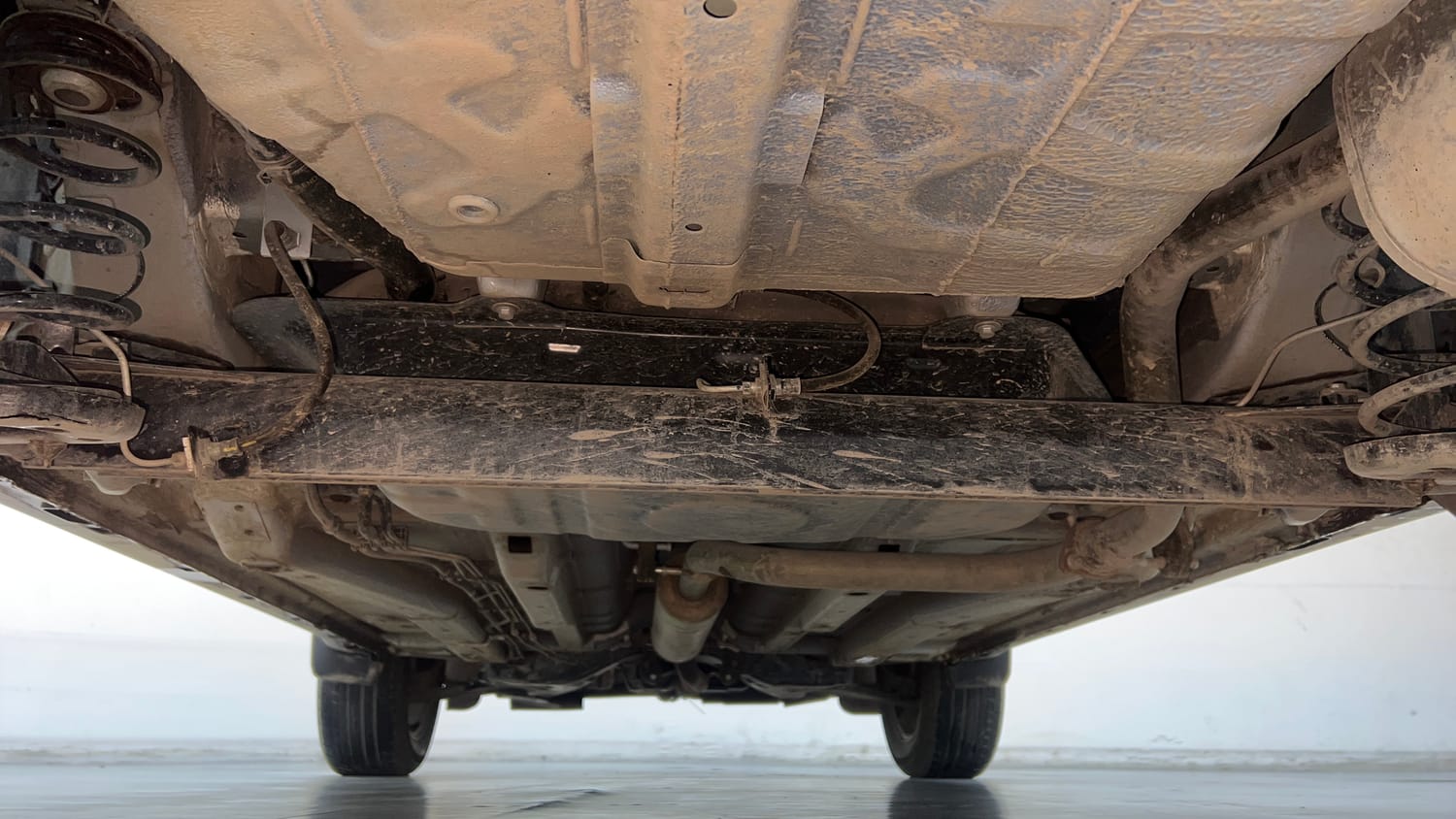 Used 2025 Tata Nexon Creative Plus (PS) 1.2 Petrol DCA Dual Tone Petrol Automatic extra REAR UNDERBODY VIEW (TAKEN FROM REAR)
