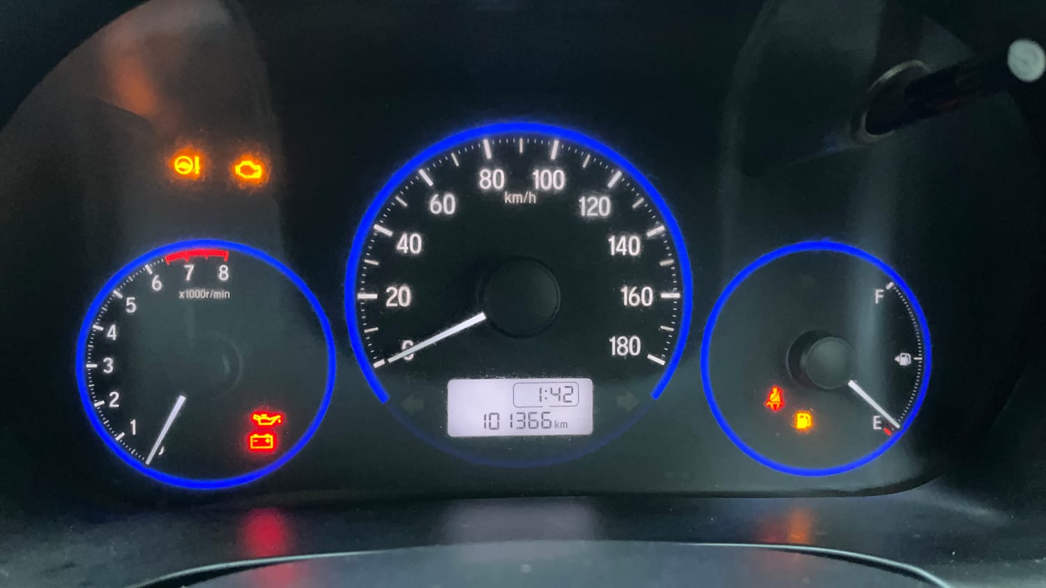 Used 2017 Honda Brio S MT Petrol Manual interior CLUSTERMETER VIEW