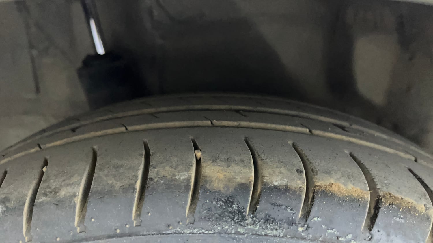 Used 2017 Honda Brio S MT Petrol Manual tyres RIGHT REAR TYRE TREAD VIEW