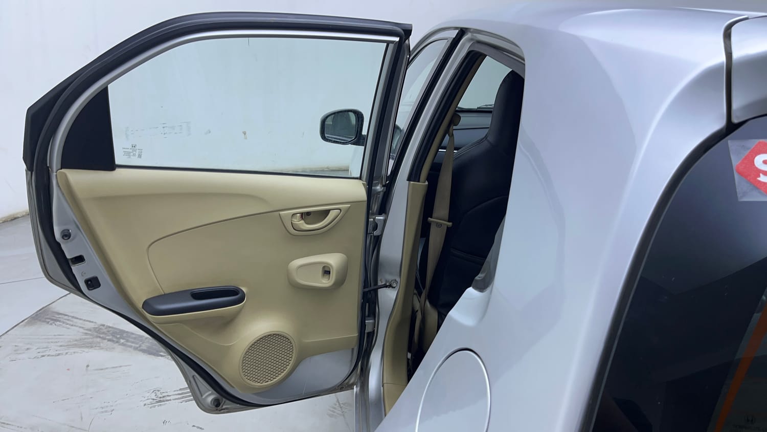 Used 2017 Honda Brio S MT Petrol Manual interior LEFT REAR DOOR OPEN VIEW