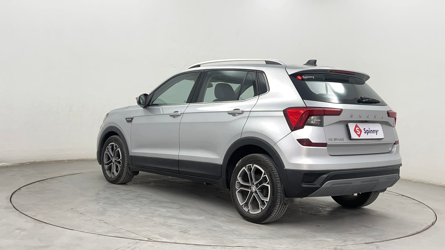 Used 2022 Skoda Kushaq Style 1.0L TSI AT Petrol Automatic exterior LEFT REAR CORNER VIEW