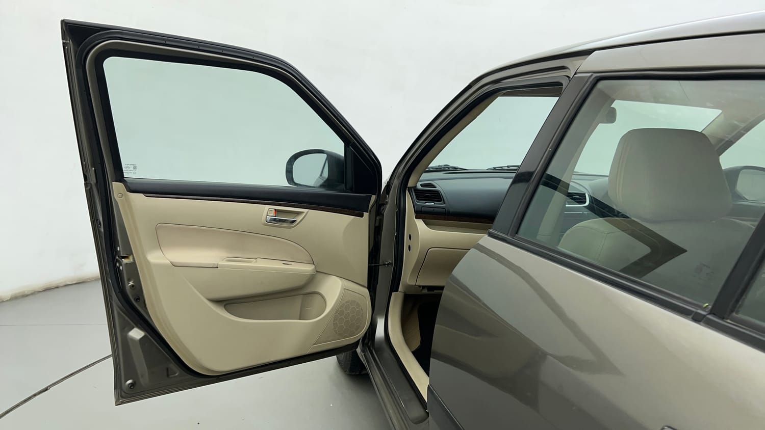 Used 2015 Maruti Suzuki Swift Dzire VXI Petrol Manual interior LEFT FRONT DOOR OPEN VIEW