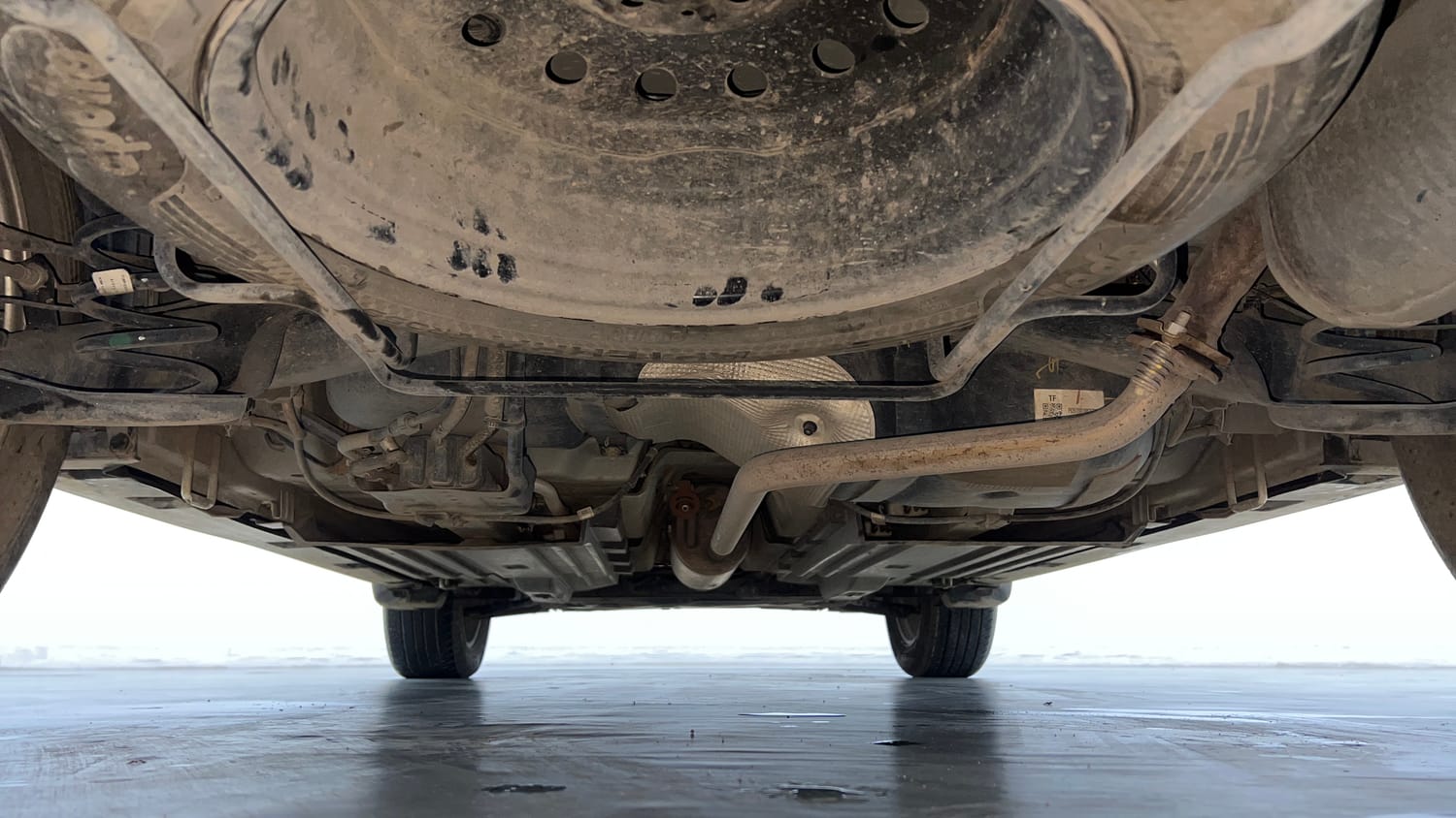 Used 2023 Toyota Urban Cruiser Hyryder G Hybrid Hybrid Automatic extra REAR UNDERBODY VIEW (TAKEN FROM REAR)