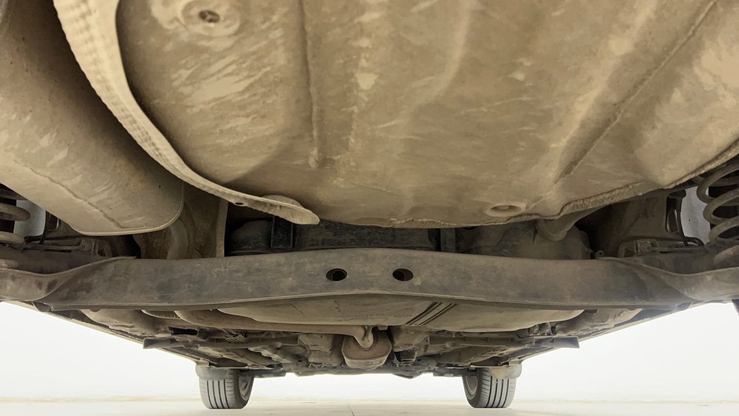 Used 2022 Skoda Kushaq Style 1.0L TSI AT Petrol Automatic extra REAR UNDERBODY VIEW (TAKEN FROM REAR)