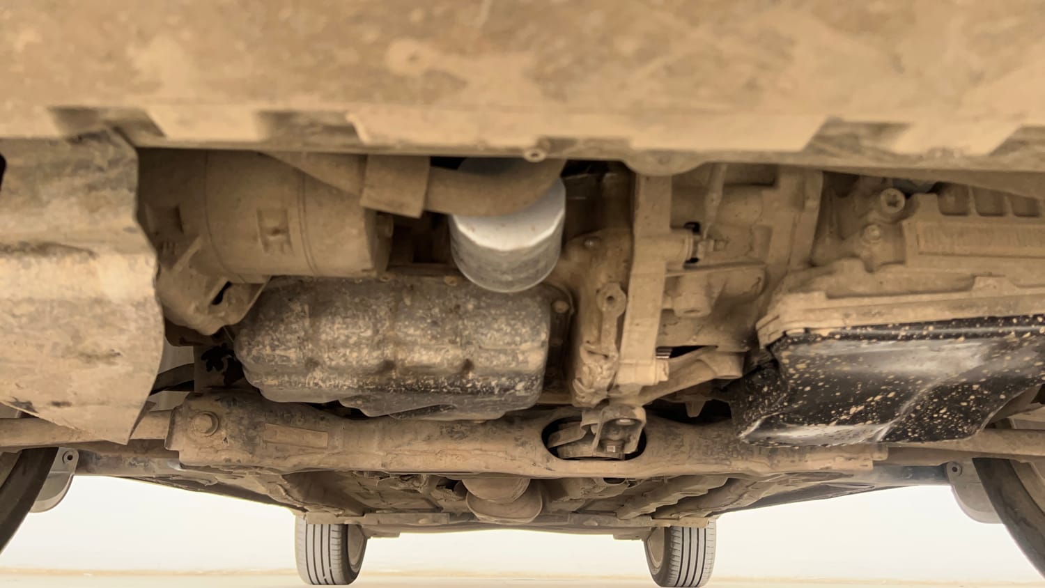 Used 2022 Skoda Kushaq Style 1.0L TSI AT Petrol Automatic extra FRONT LEFT UNDERBODY VIEW