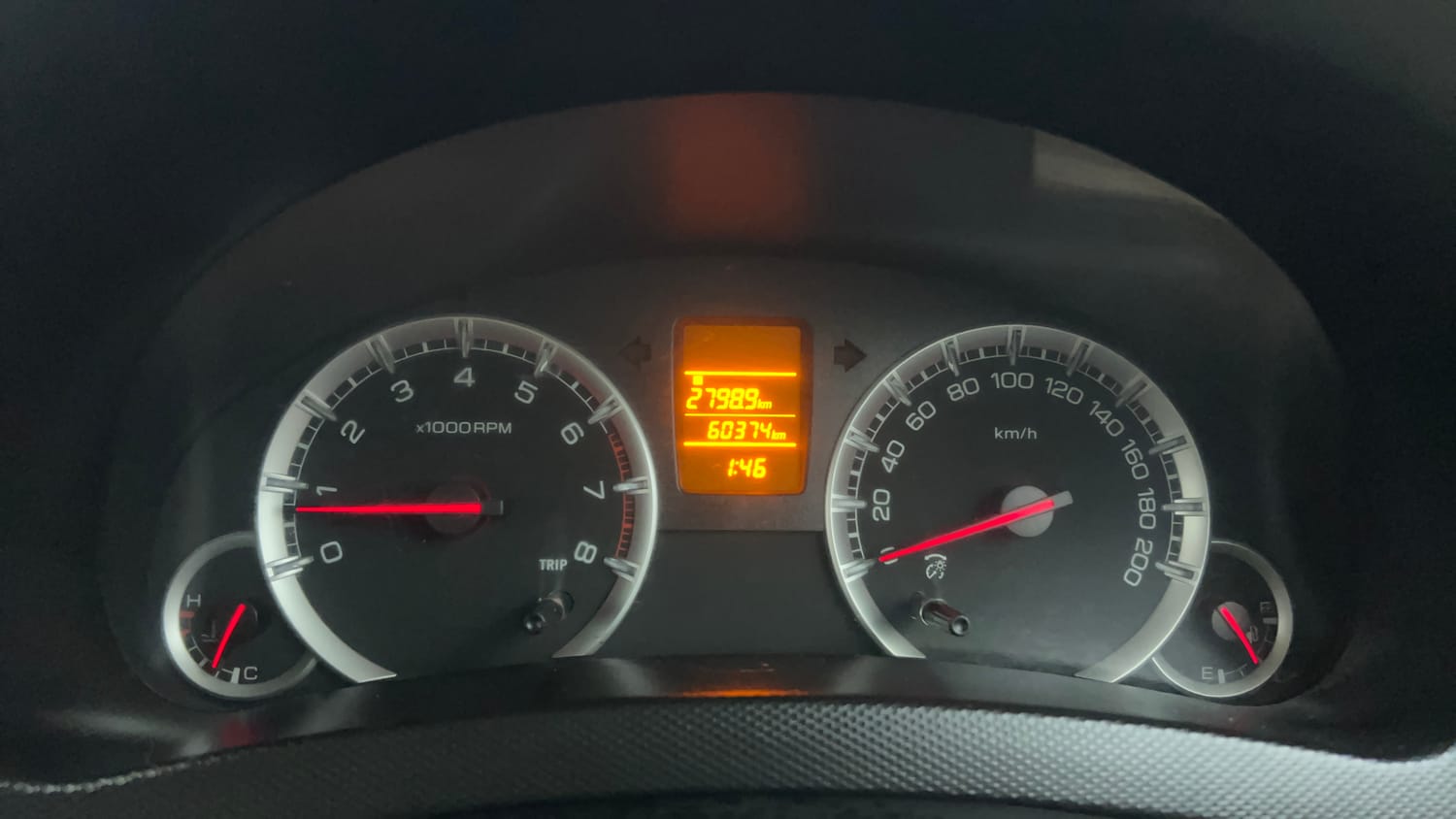Used 2015 Maruti Suzuki Swift Dzire VXI Petrol Manual interior CLUSTERMETER VIEW