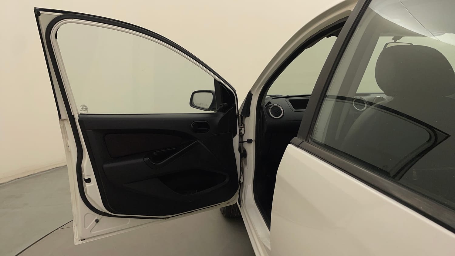 Used 2012 Ford Figo Duratec Petrol EXI 1.2 Petrol Manual interior LEFT FRONT DOOR OPEN VIEW