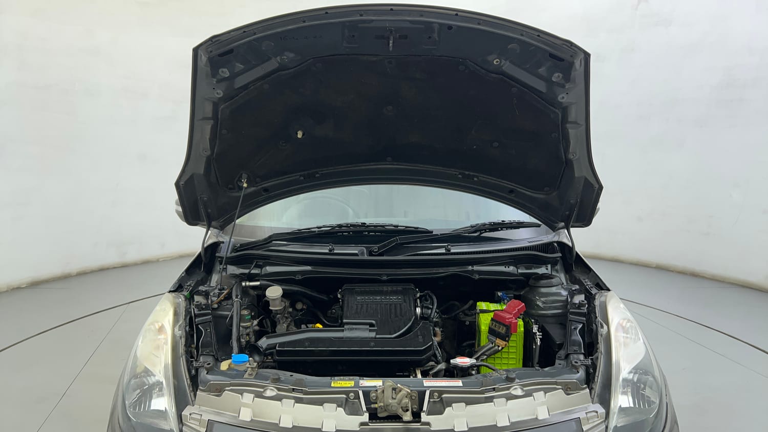 Used 2015 Maruti Suzuki Swift Dzire VXI Petrol Manual engine ENGINE & BONNET OPEN FRONT VIEW