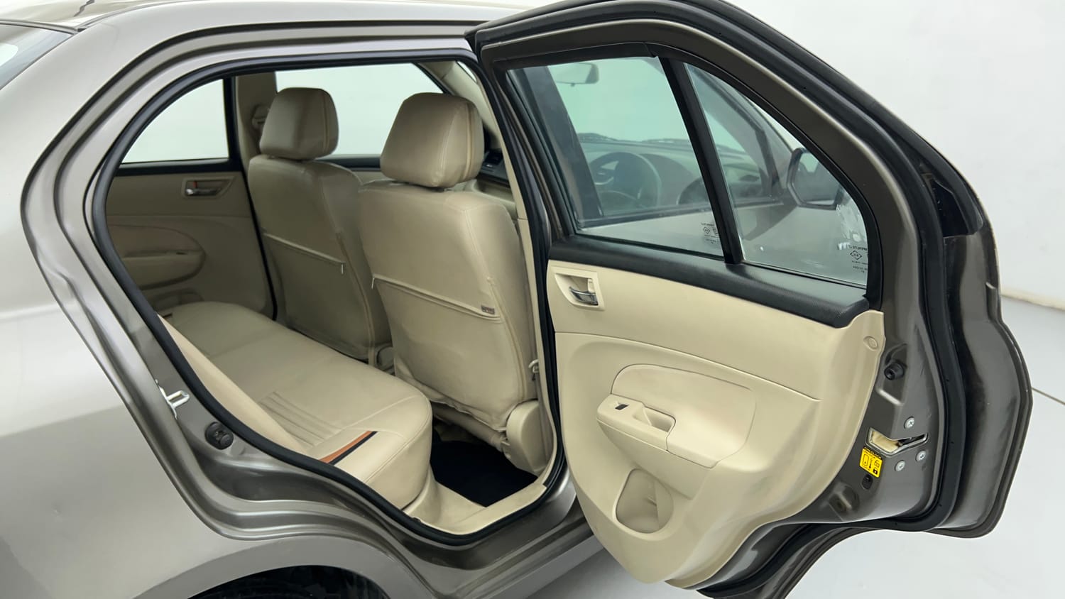 Used 2015 Maruti Suzuki Swift Dzire VXI Petrol Manual interior RIGHT SIDE REAR DOOR CABIN VIEW
