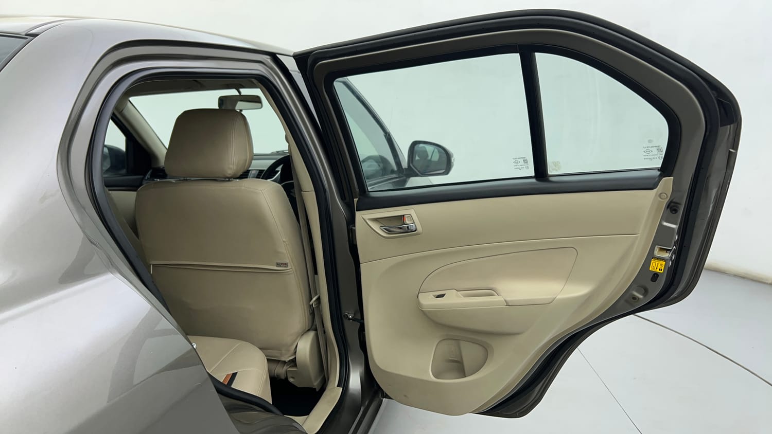 Used 2015 Maruti Suzuki Swift Dzire VXI Petrol Manual interior RIGHT REAR DOOR OPEN VIEW