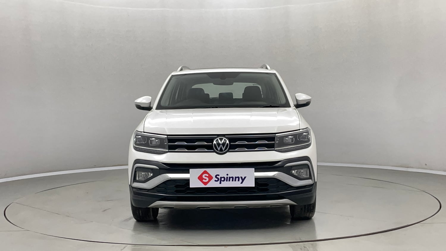 Used 2022 Volkswagen Taigun Topline 1.0 TSI MT Petrol Manual exterior FRONT VIEW
