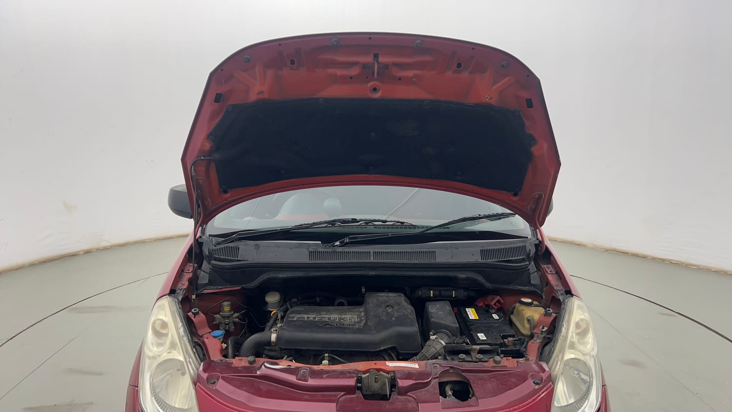 Used 2013 Maruti Suzuki Ritz Vdi BS-IV Diesel Manual engine ENGINE & BONNET OPEN FRONT VIEW