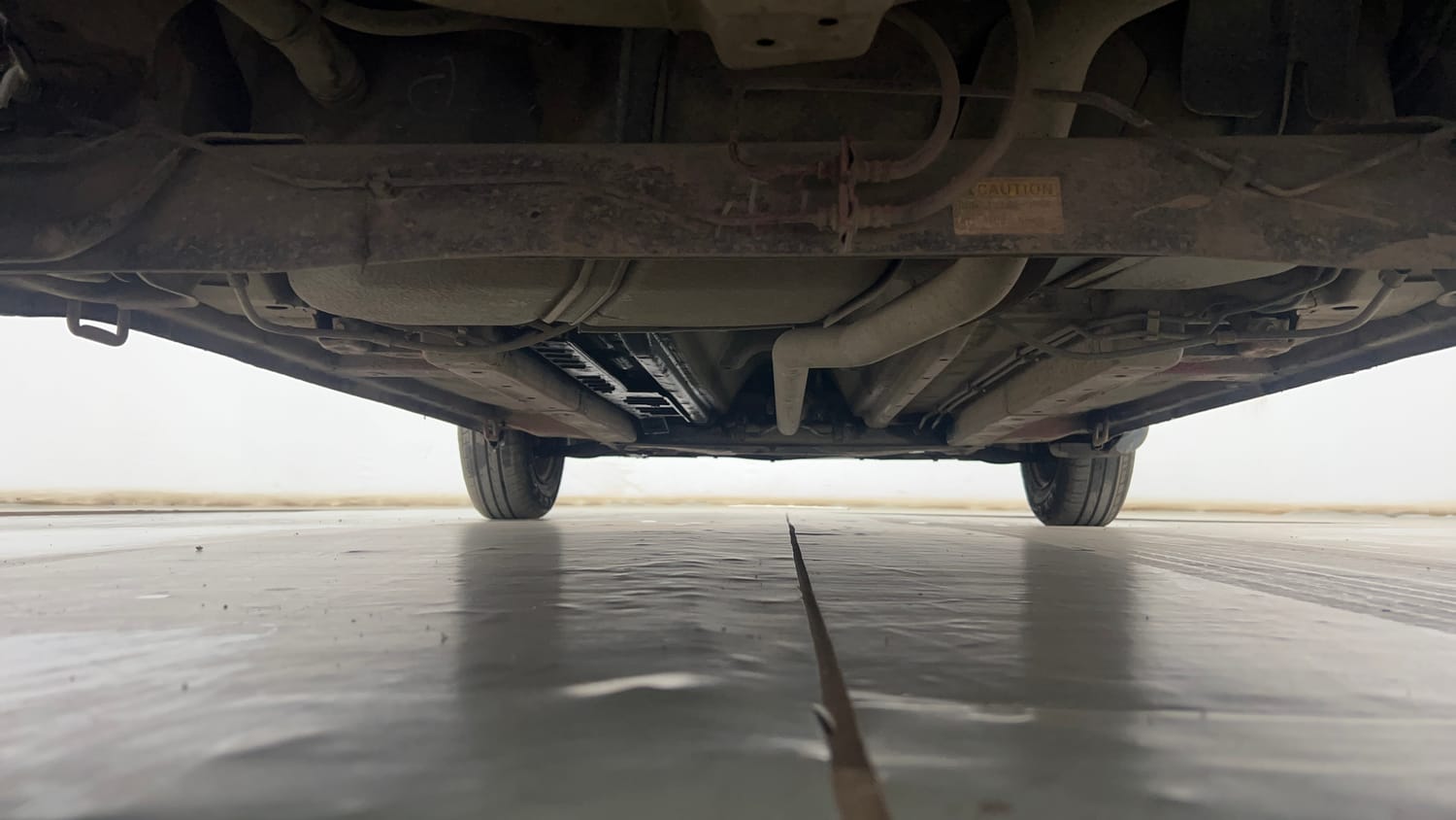 Used 2013 Maruti Suzuki Ritz Vdi BS-IV Diesel Manual extra REAR UNDERBODY VIEW (TAKEN FROM REAR)