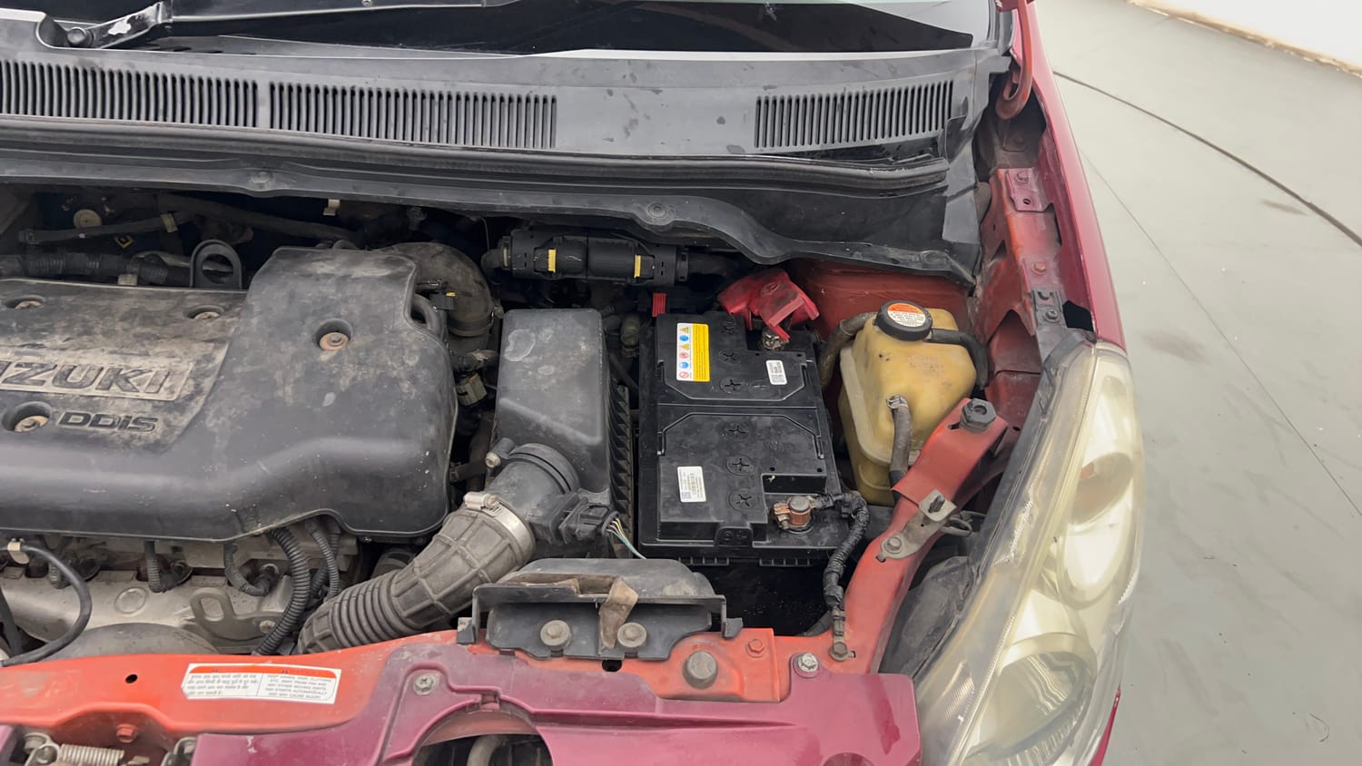 Used 2013 Maruti Suzuki Ritz Vdi BS-IV Diesel Manual engine ENGINE LEFT SIDE VIEW