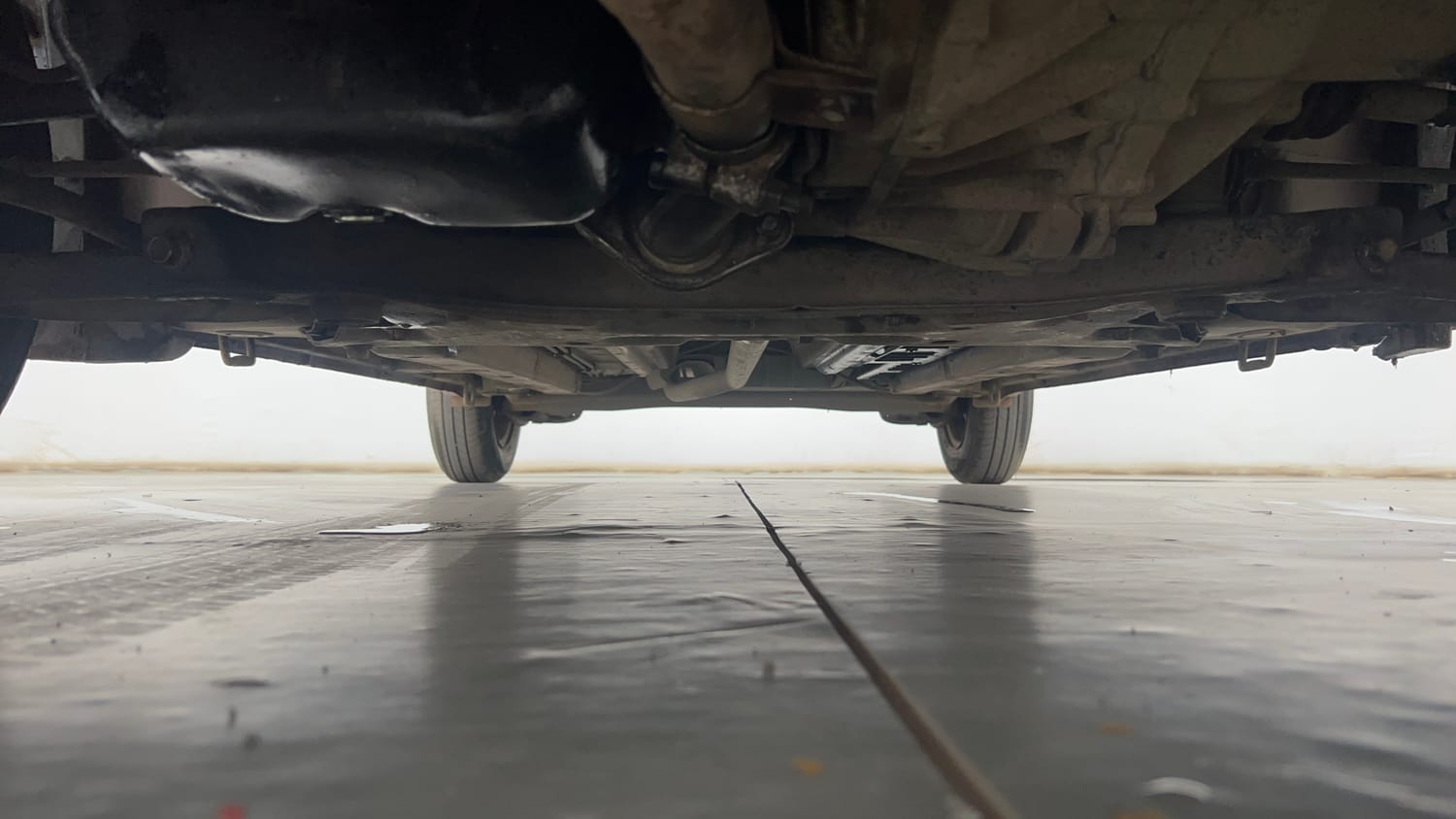 Used 2013 Maruti Suzuki Ritz Vdi BS-IV Diesel Manual extra FRONT LEFT UNDERBODY VIEW