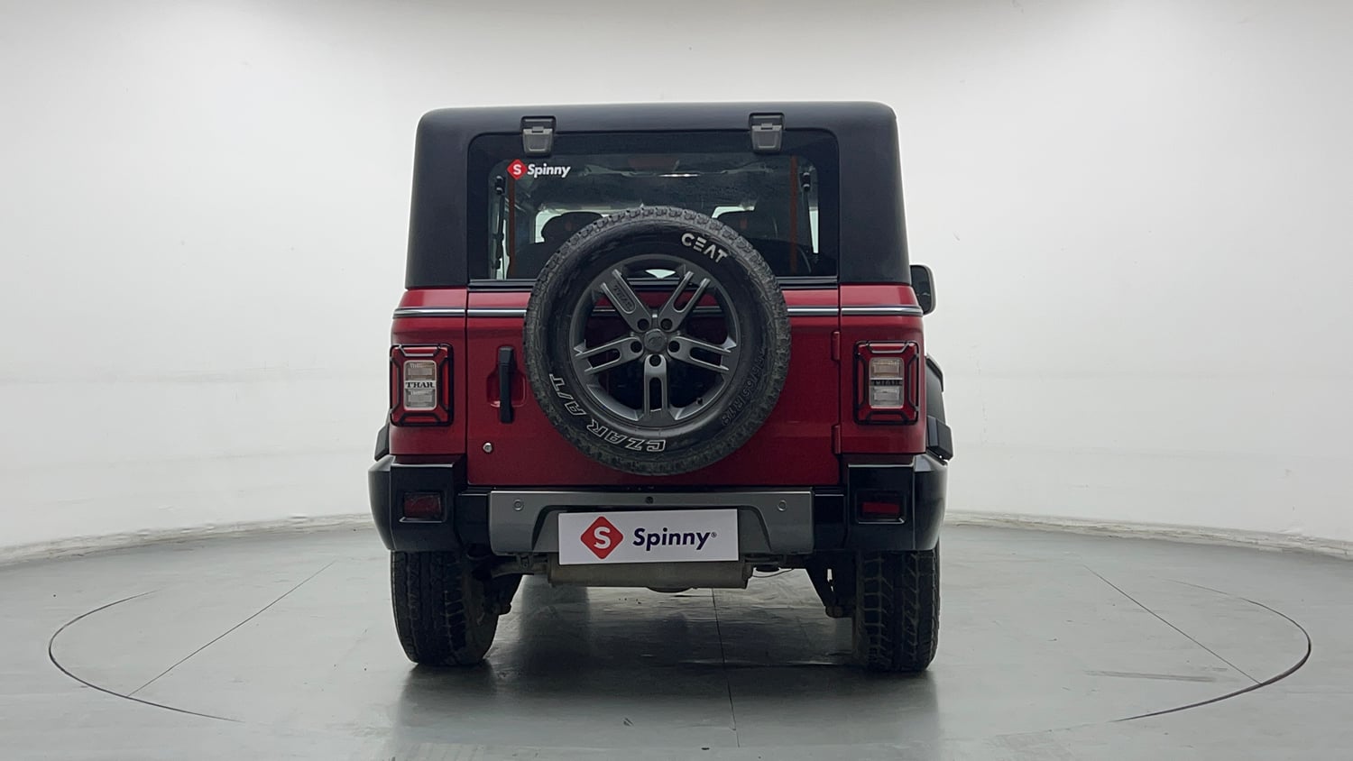 Used 2021 mahindra Thar LX Hard Top Petrol MT 4WD Petrol Manual exterior BACK VIEW