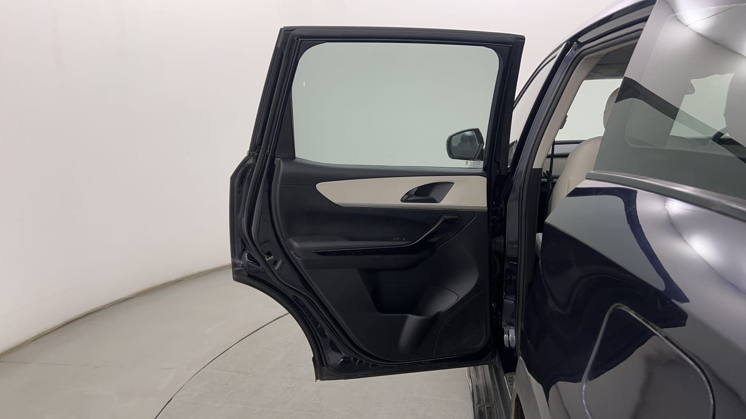 Used 2024 Mahindra XUV700 AX5 Diesel AT 7 STR Diesel Automatic interior LEFT REAR DOOR OPEN VIEW