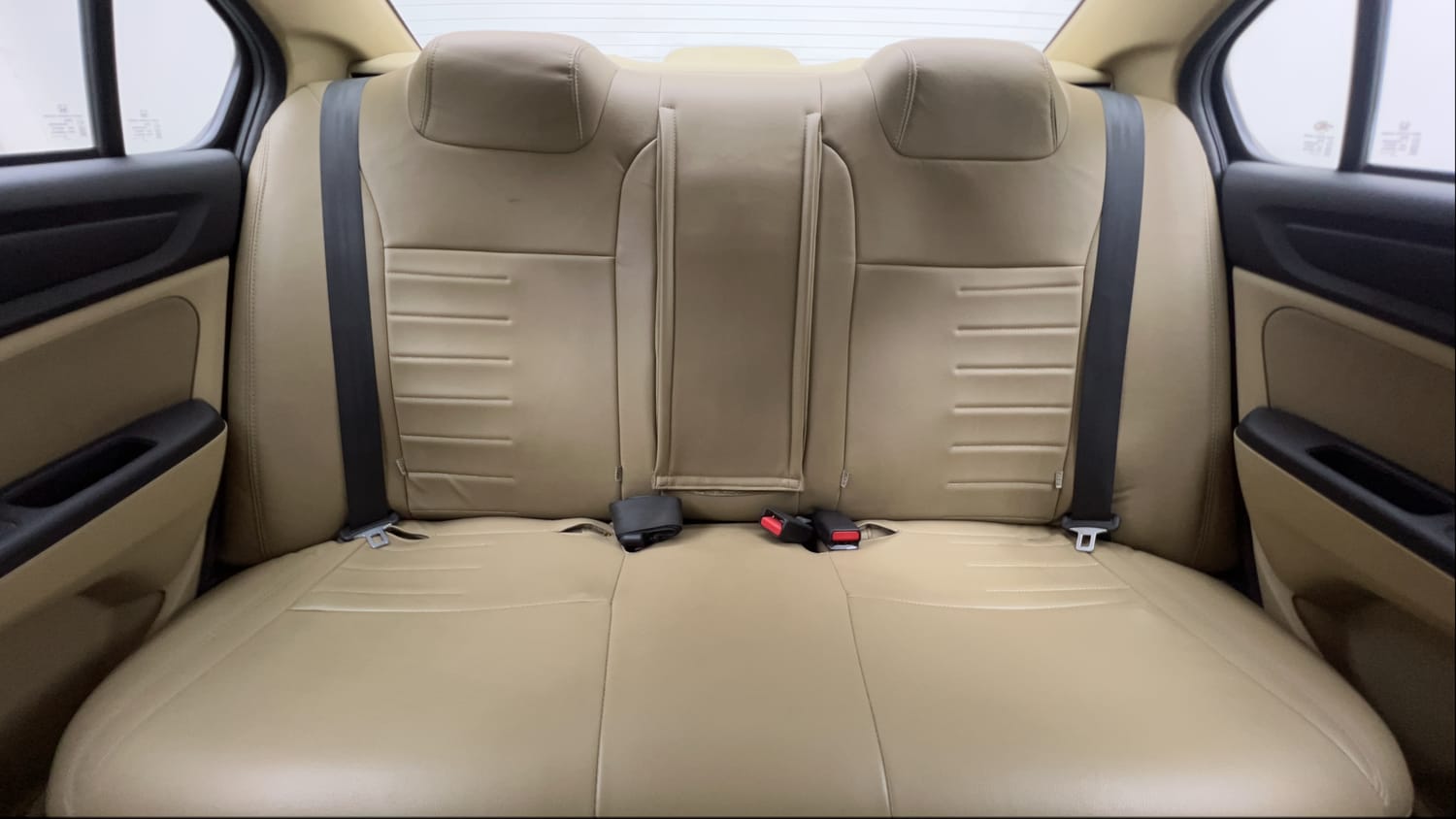 Used 2019 Honda Amaze 1.2 V MT Petrol Petrol Manual interior REAR SEAT CONDITION VIEW