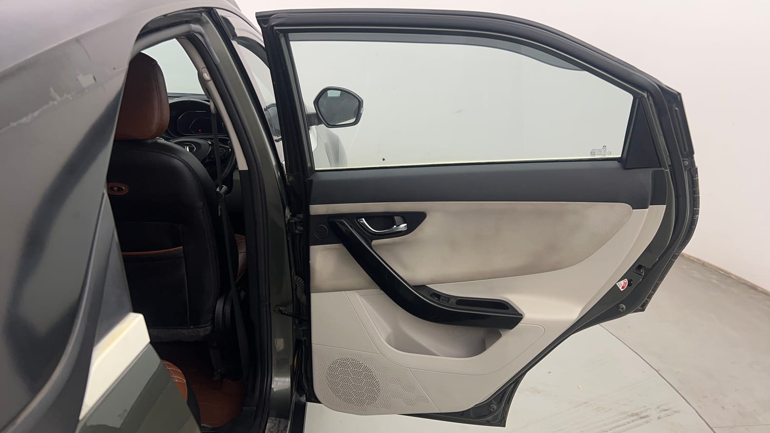 Used 2020 Tata Nexon XZA Plus (O) Diesel Diesel Automatic interior RIGHT REAR DOOR OPEN VIEW