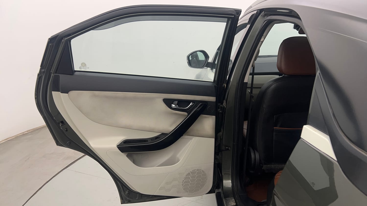 Used 2020 Tata Nexon XZA Plus (O) Diesel Diesel Automatic interior LEFT REAR DOOR OPEN VIEW