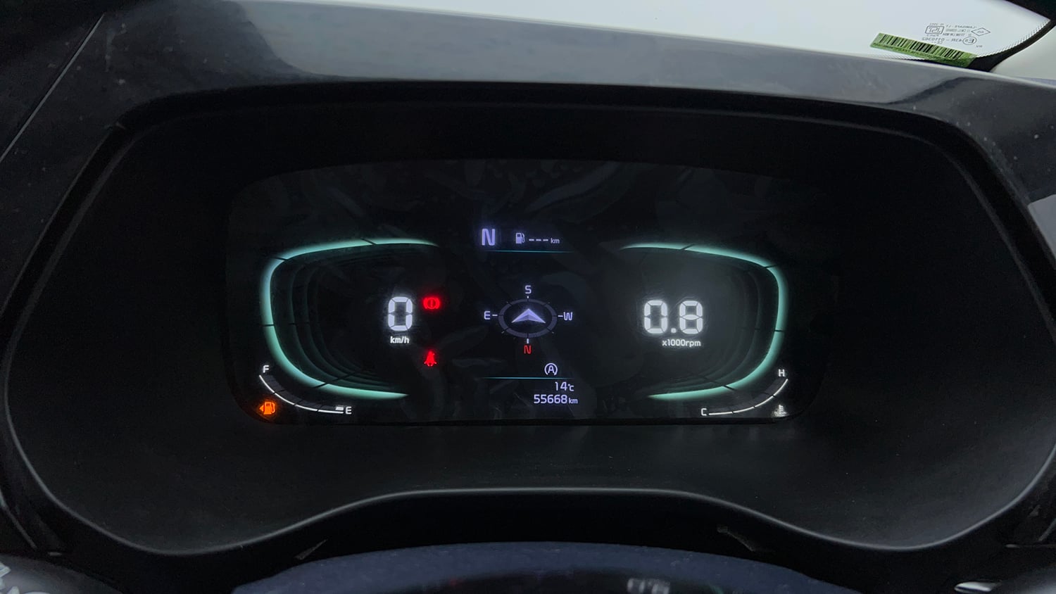 Used 2024 Kia Carens Luxury Plus 1.5 Diesel iMT 7 STR Diesel Manual interior CLUSTERMETER VIEW