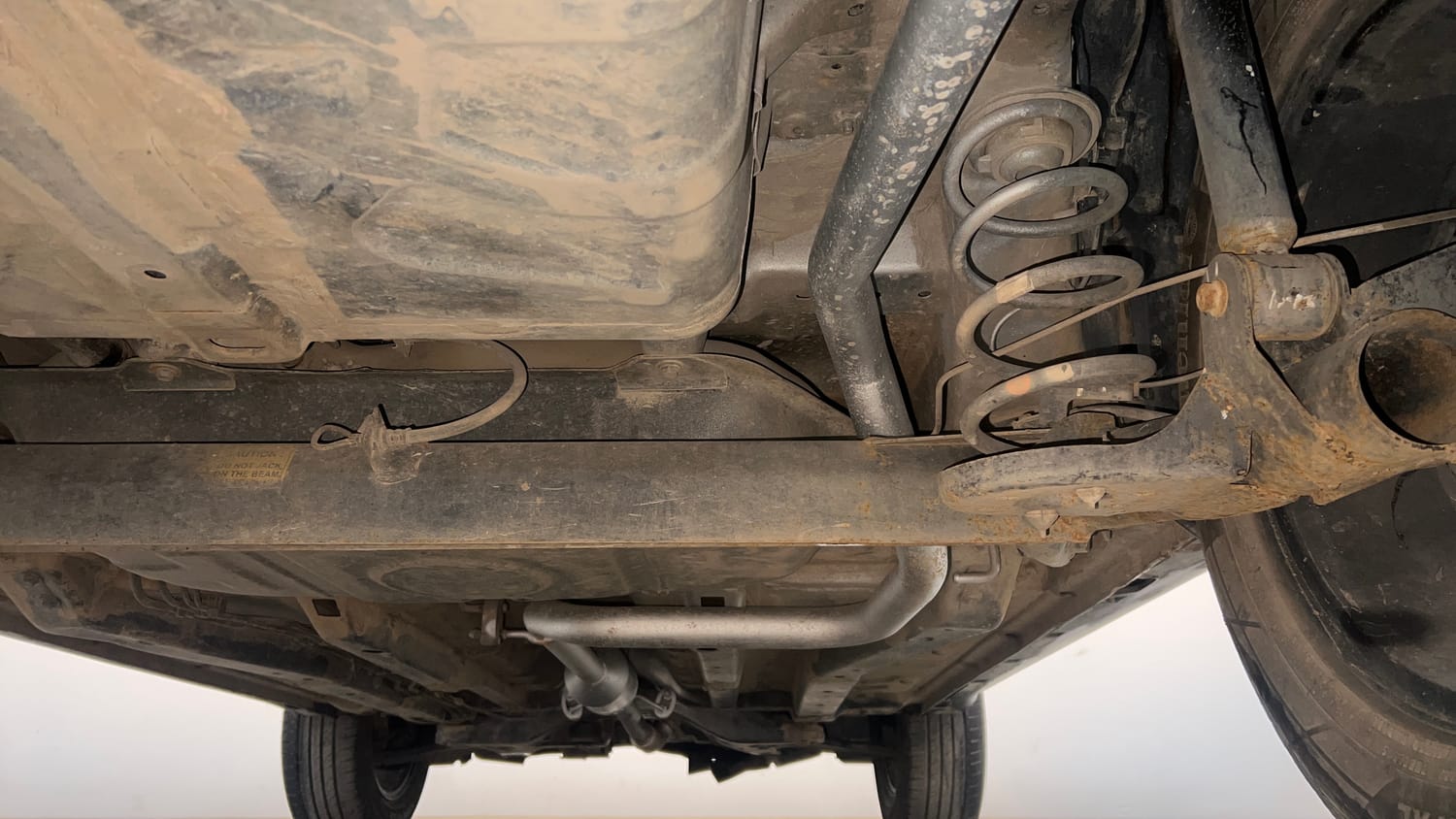 Used 2020 Tata Nexon XZA Plus (O) Diesel Diesel Automatic extra REAR UNDERBODY VIEW (TAKEN FROM REAR)