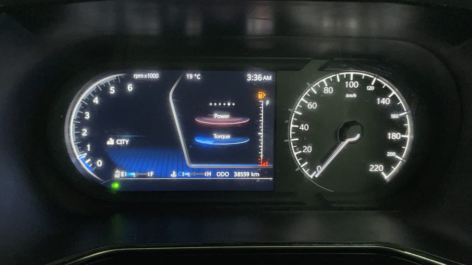 Used 2022 Tata Harrier XZ Plus Dark Edition Diesel Manual interior CLUSTERMETER VIEW