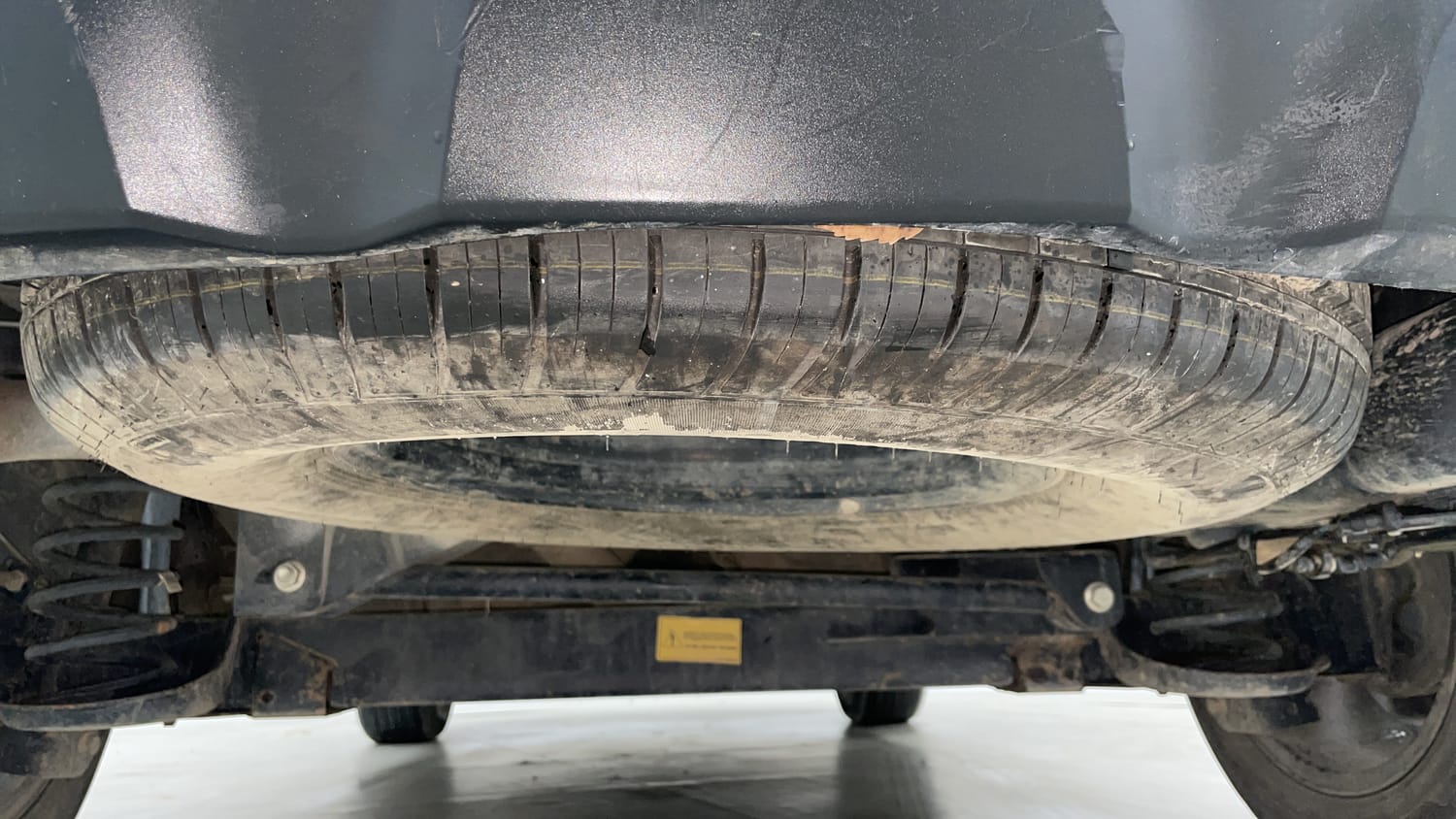 Used 2022 Tata Harrier XZ Plus Dark Edition Diesel Manual tyres SPARE TYRE VIEW