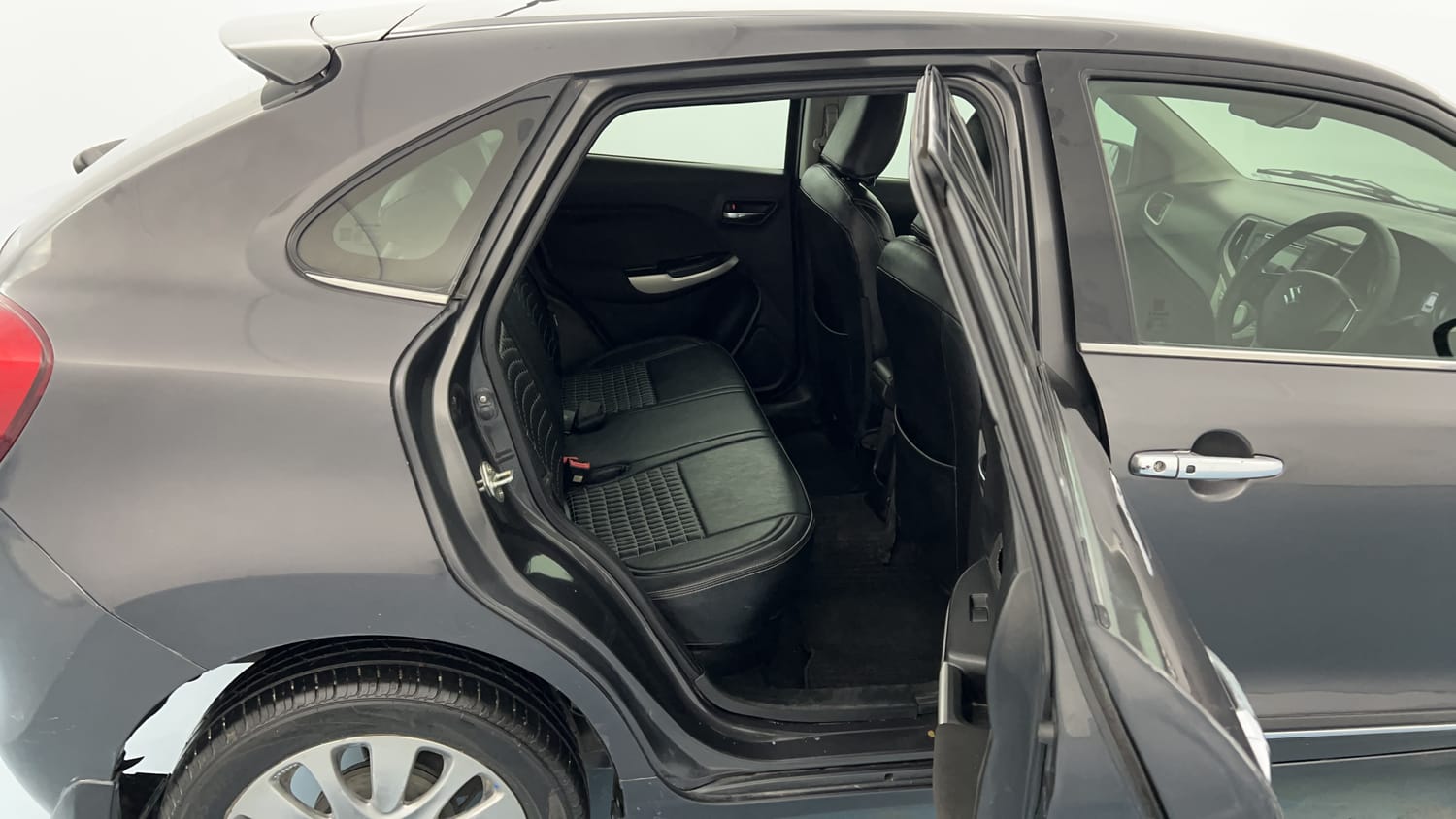 Used 2017 Maruti Suzuki Baleno Zeta 1.3 Diesel Manual interior RIGHT SIDE REAR DOOR CABIN VIEW