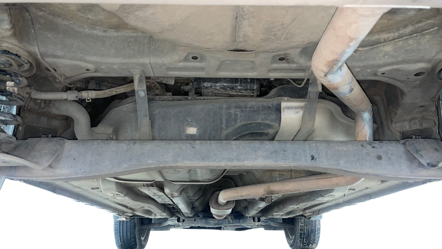 Used 2020 Hyundai Creta SX (O) 1.4 Turbo 7 DCT Petrol Automatic extra REAR UNDERBODY VIEW (TAKEN FROM REAR)