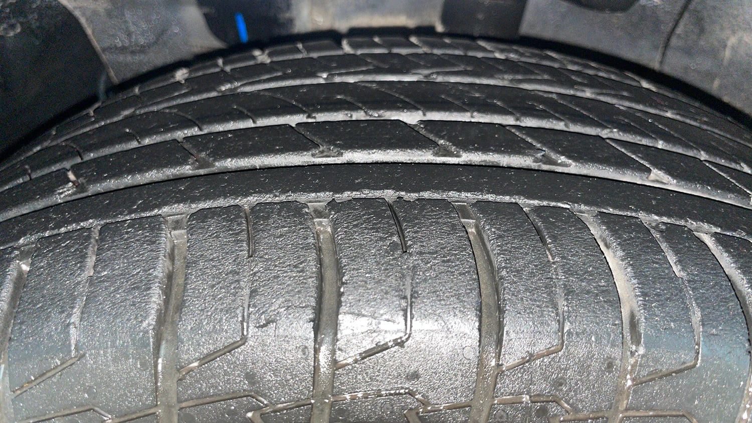 Used 2020 Hyundai Creta SX (O) 1.4 Turbo 7 DCT Petrol Automatic tyres LEFT FRONT TYRE TREAD VIEW