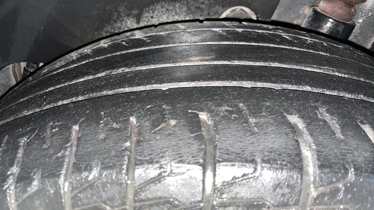 Used 2020 Hyundai Creta SX (O) 1.4 Turbo 7 DCT Petrol Automatic tyres LEFT REAR TYRE TREAD VIEW