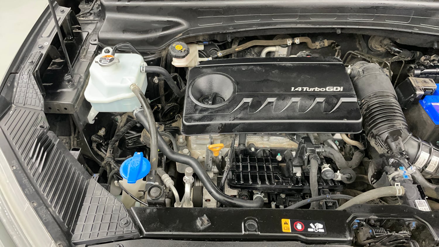 Used 2020 Hyundai Creta SX (O) 1.4 Turbo 7 DCT Petrol Automatic engine ENGINE RIGHT SIDE VIEW