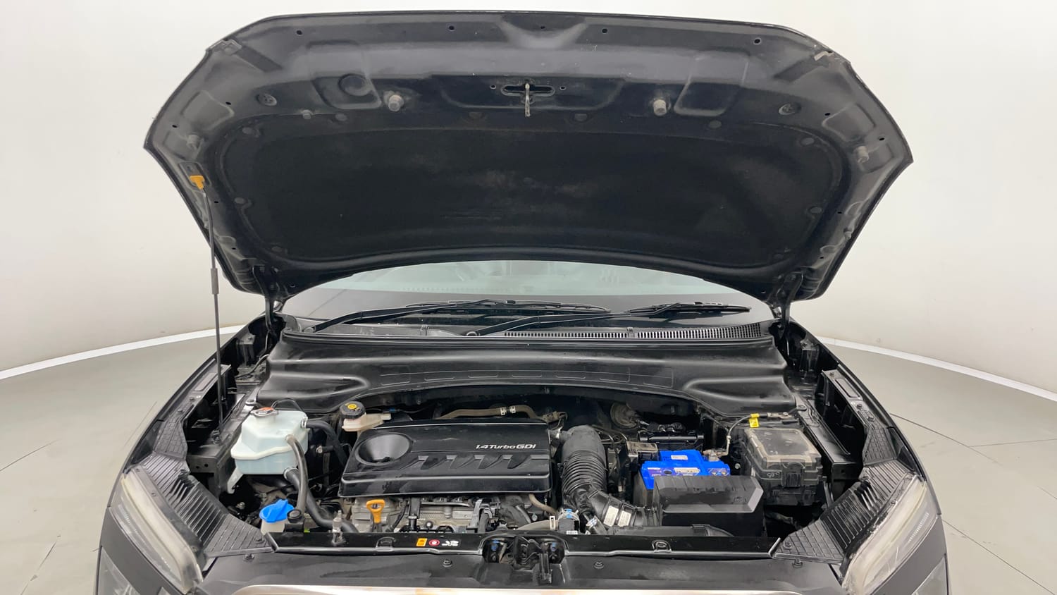 Used 2020 Hyundai Creta SX (O) 1.4 Turbo 7 DCT Petrol Automatic engine ENGINE & BONNET OPEN FRONT VIEW