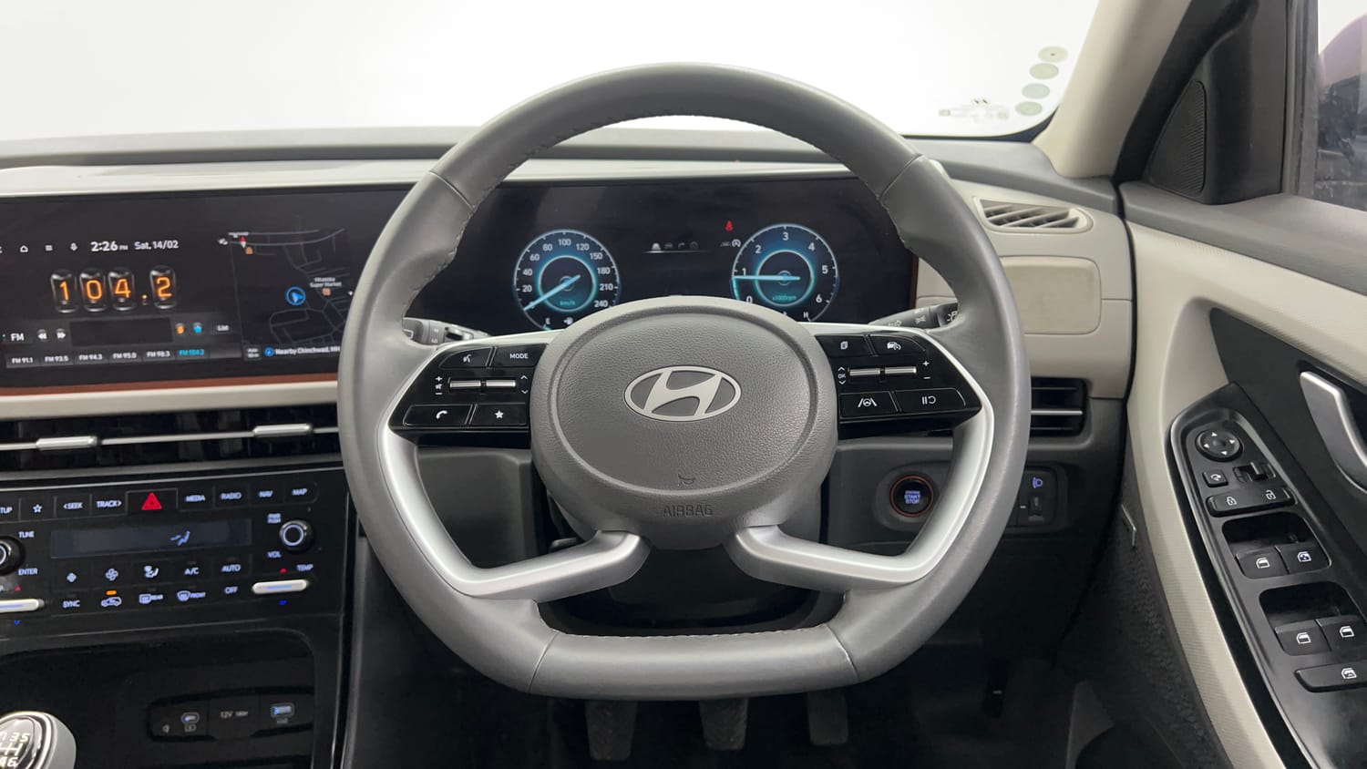 Used 2024 Hyundai Creta 1.5 CRDi Diesel MT DSL SX(O) Diesel Manual interior STEERING VIEW