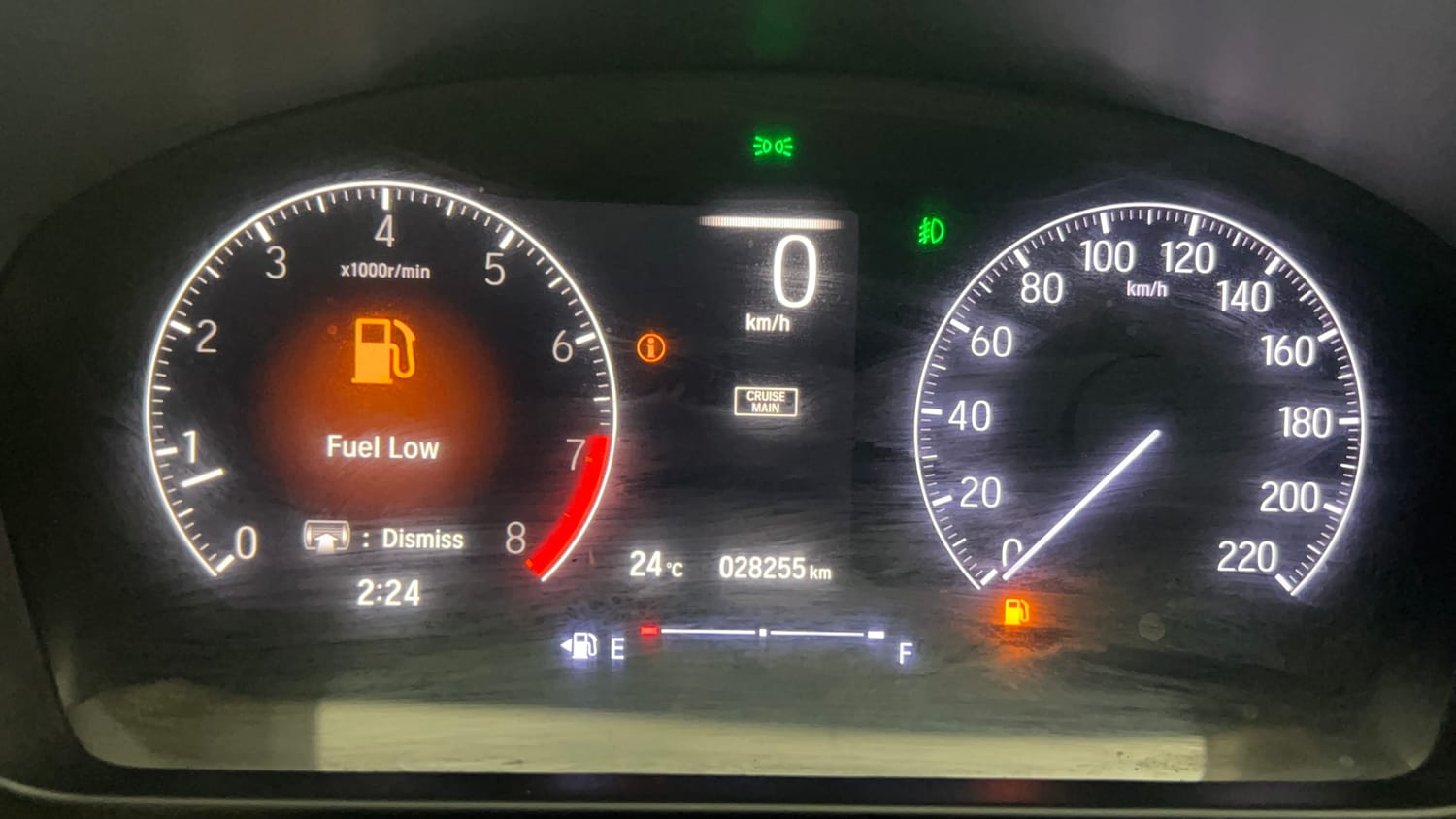 Used 2022 Honda City VX Petrol Petrol Manual interior CLUSTERMETER VIEW