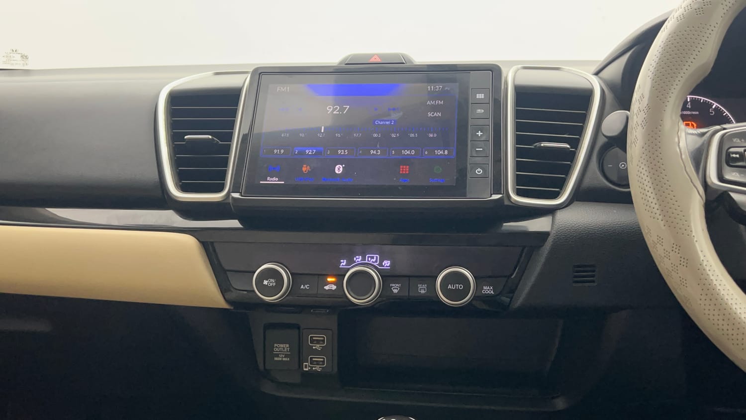 Used 2022 Honda City VX Petrol Petrol Manual interior MUSIC SYSTEM & AC CONTROL VIEW