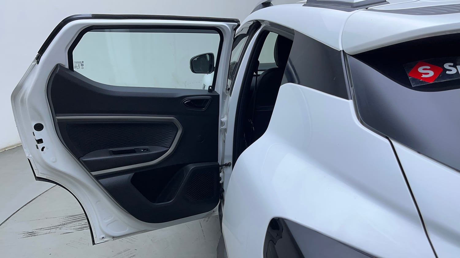 Used 2021 Renault Kiger RXZ Turbo CVT Petrol Automatic interior LEFT REAR DOOR OPEN VIEW