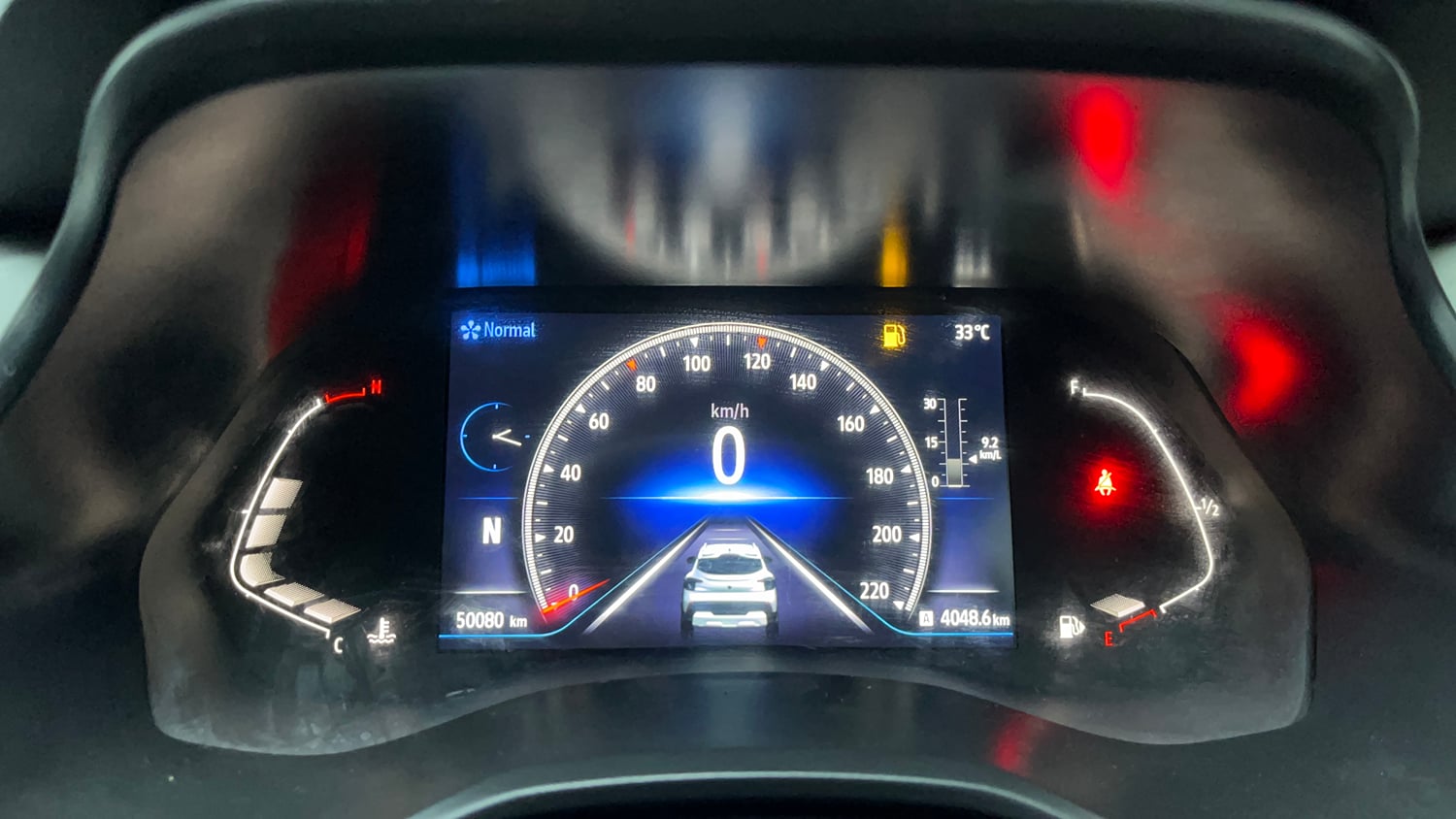 Used 2021 Renault Kiger RXZ Turbo CVT Petrol Automatic interior CLUSTERMETER VIEW