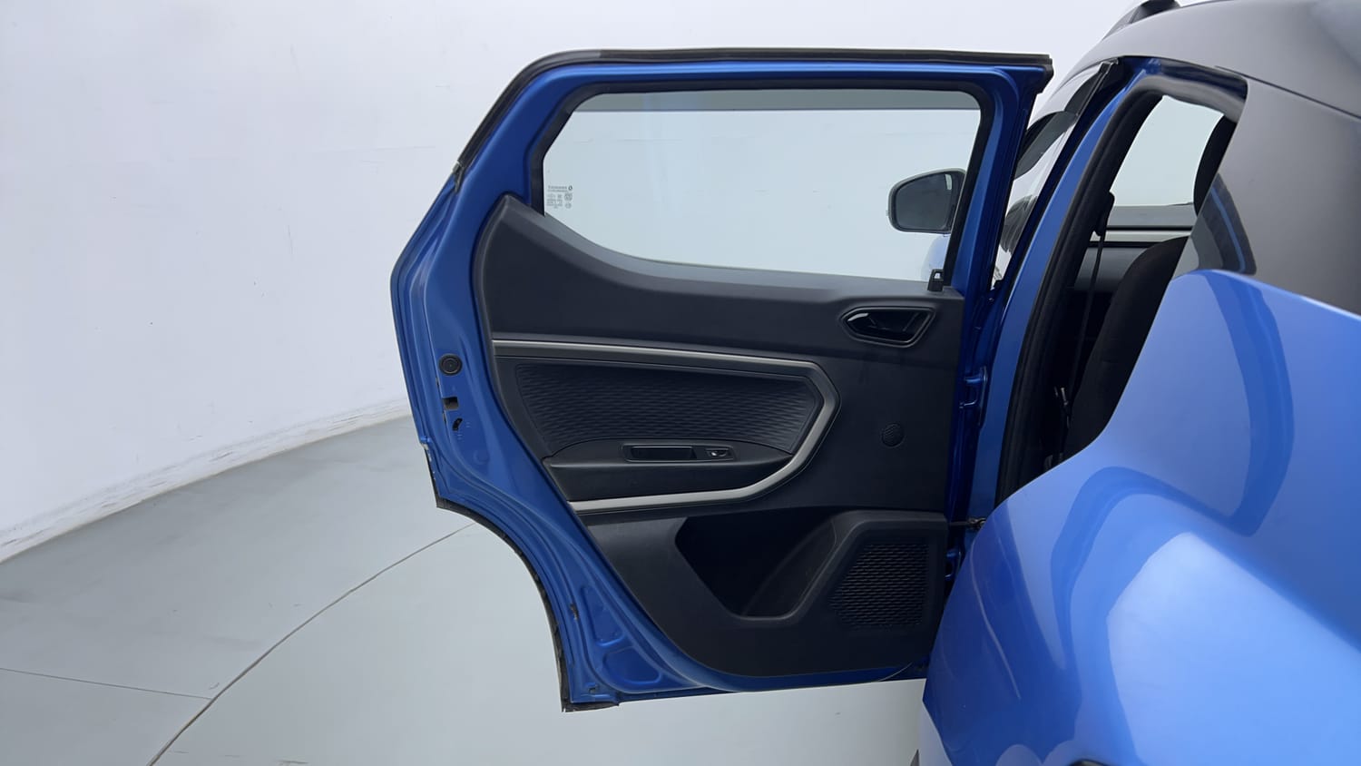 Used 2022 Renault Kiger RXZ Turbo CVT Dual Tone Petrol Automatic interior LEFT REAR DOOR OPEN VIEW
