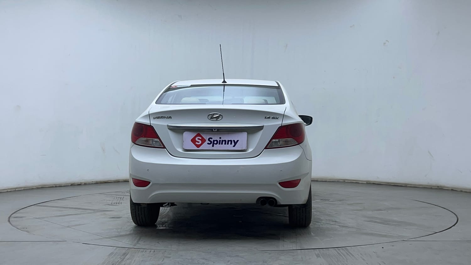 Used 2013 Hyundai Verna Fluidic 1.6 CRDi SX Diesel Manual exterior BACK VIEW