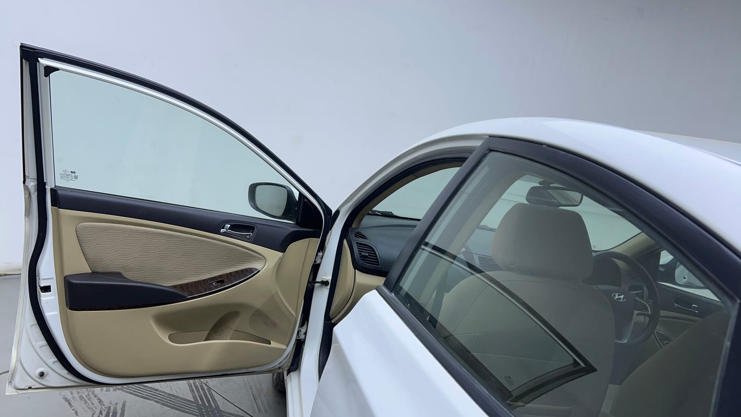 Used 2013 Hyundai Verna Fluidic 1.6 CRDi SX Diesel Manual interior LEFT FRONT DOOR OPEN VIEW