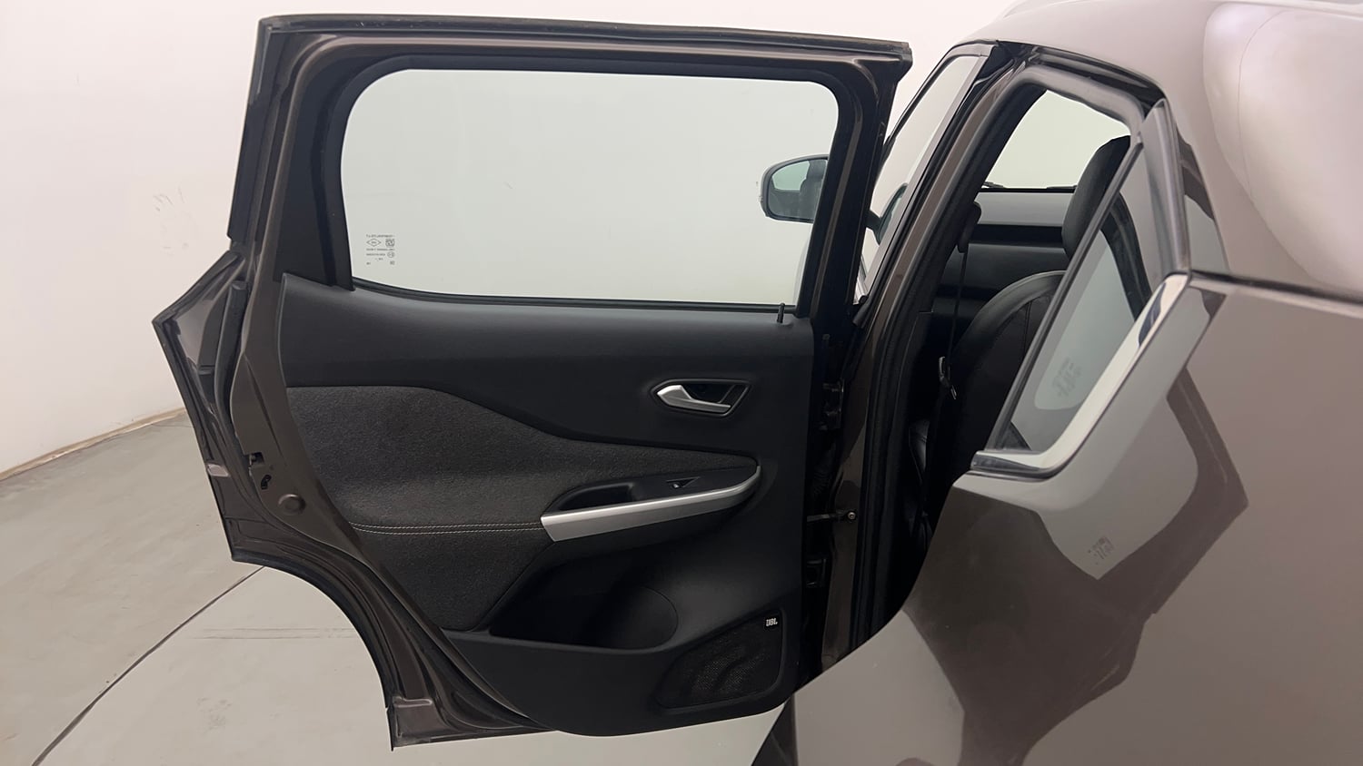 Used 2021 Nissan Magnite XV Premium Turbo (O) CVT Petrol Automatic interior LEFT REAR DOOR OPEN VIEW
