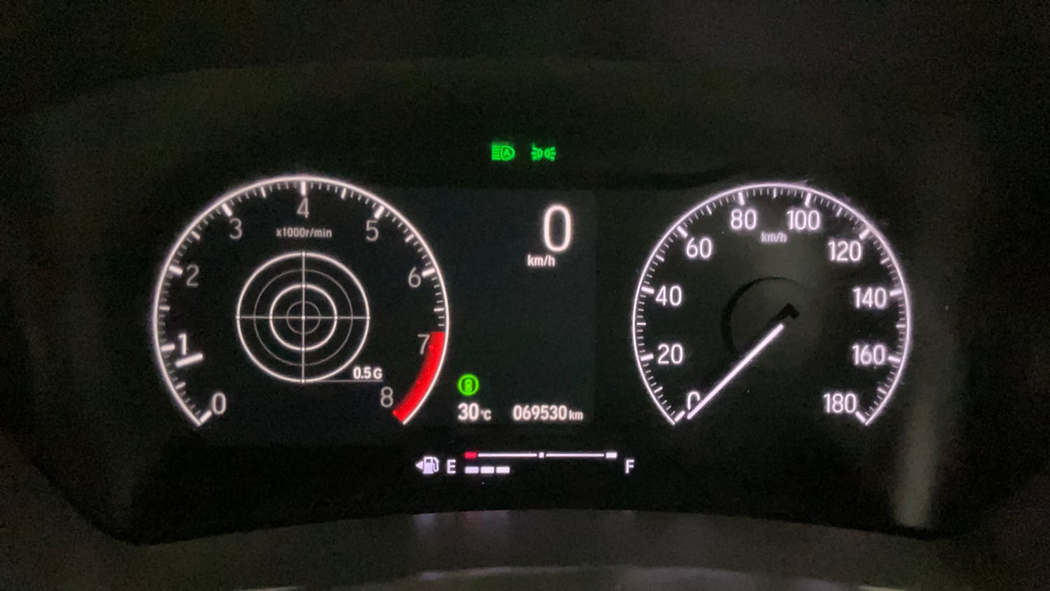 Used 2024 Honda Elevate ZX MT Petrol Manual interior CLUSTERMETER VIEW