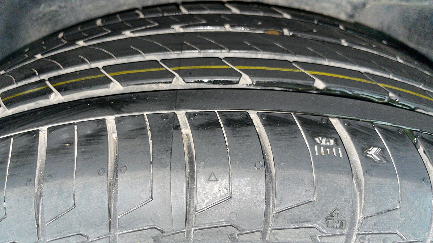 Used 2024 Honda Elevate ZX MT Petrol Manual tyres LEFT REAR TYRE TREAD VIEW