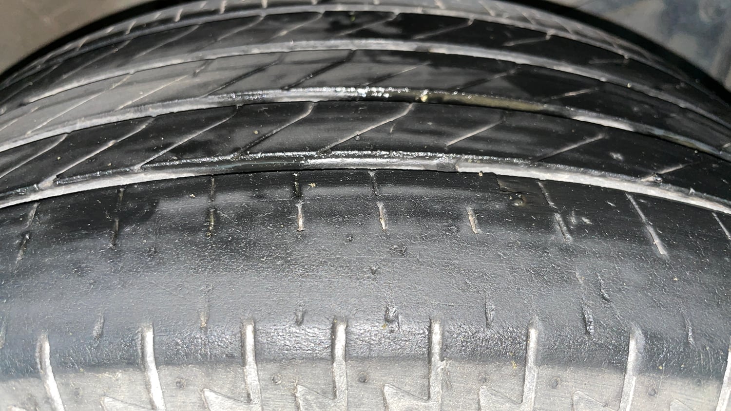 Used 2024 Honda Elevate ZX MT Petrol Manual tyres RIGHT FRONT TYRE TREAD VIEW